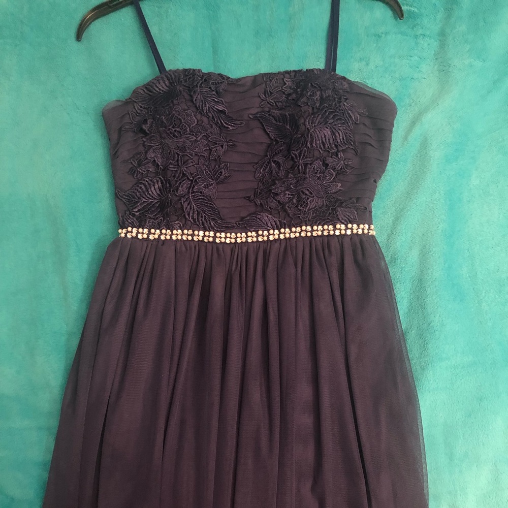Purple homecoming dress